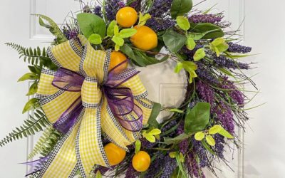 Lavender & Lemons Wreath