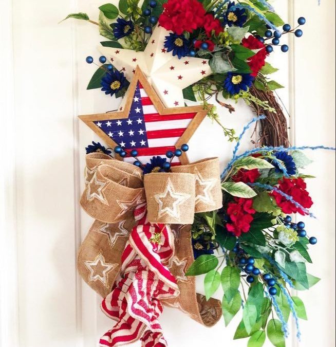 Patriotic Grapevine Wreath #2
