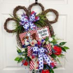 grapevine wreath shaped like a paw