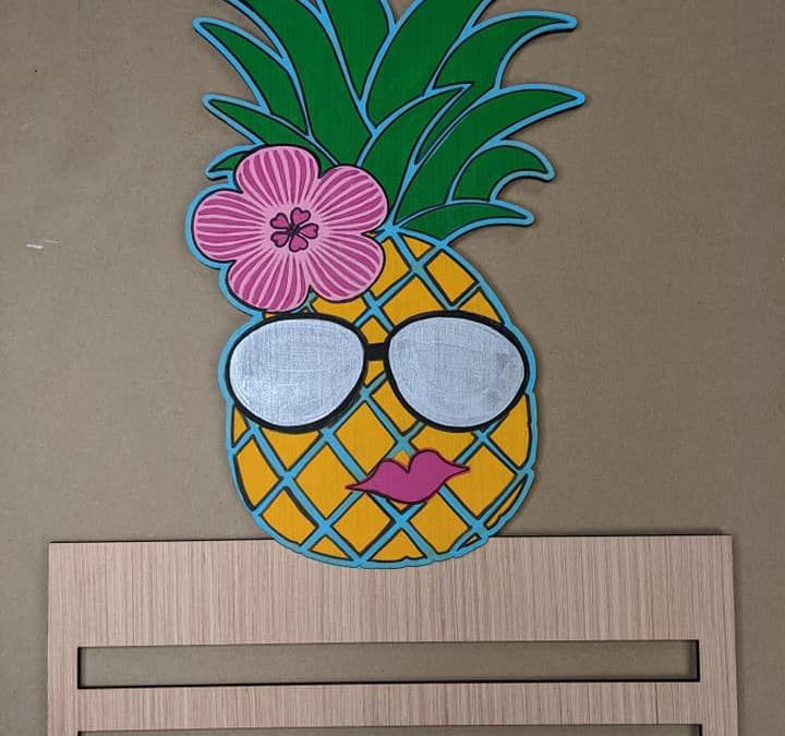 Ms. Pineapple Wreath Roll