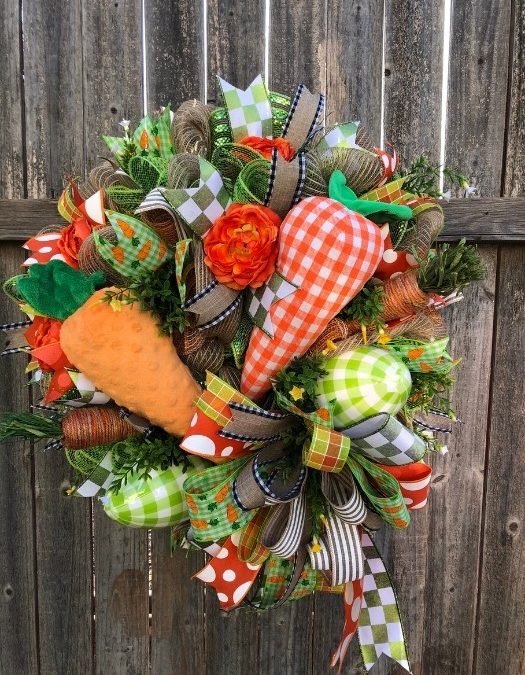 2.8.21 Carrot Dog Toy Mesh Wreath – Jordan (REPLAY)