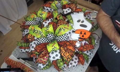 Halloween Dog Wreath