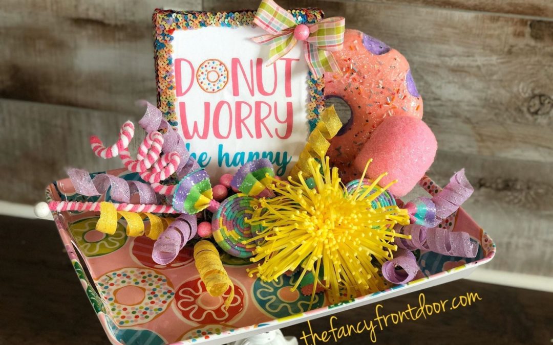 Easy Spring Birthday Centerpiece