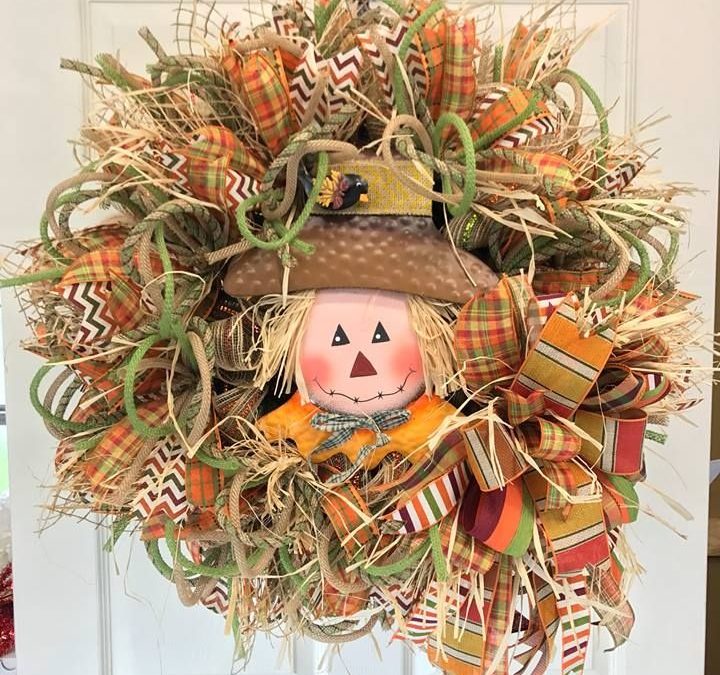Fall Scarecrow Wreath