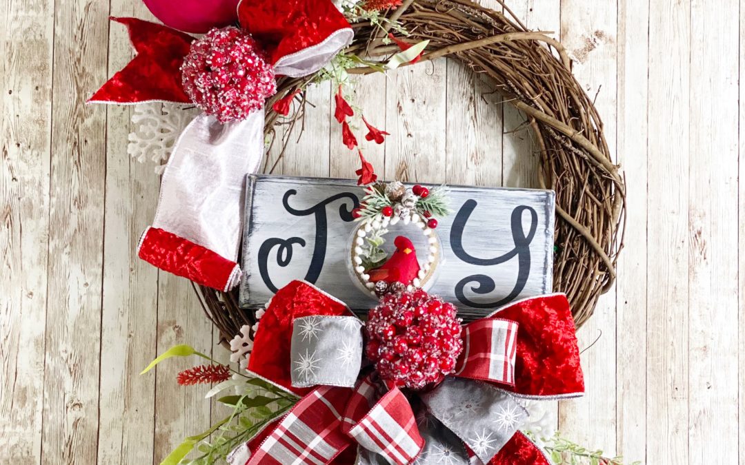 12.10.20 Cardinal Grapevine Wreath – Fancy (REPLAY)