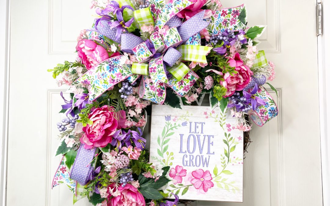 1.7.21 Let Love Grow Spring Floral Grapevine – Mellie Mel