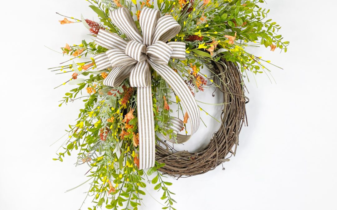 1.21.21 Orange and Yellow floral grapevine – Mellie Mel