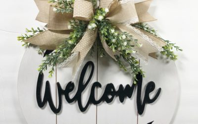 Welcome Door Hanger Under $25