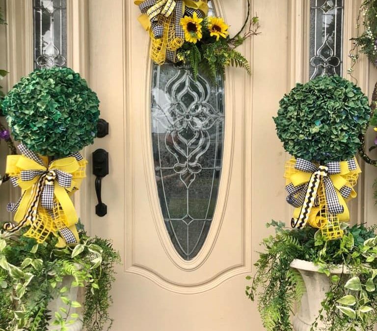 Topiaries and wreaths