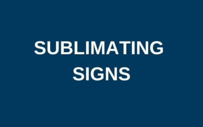 Sublimating Signs