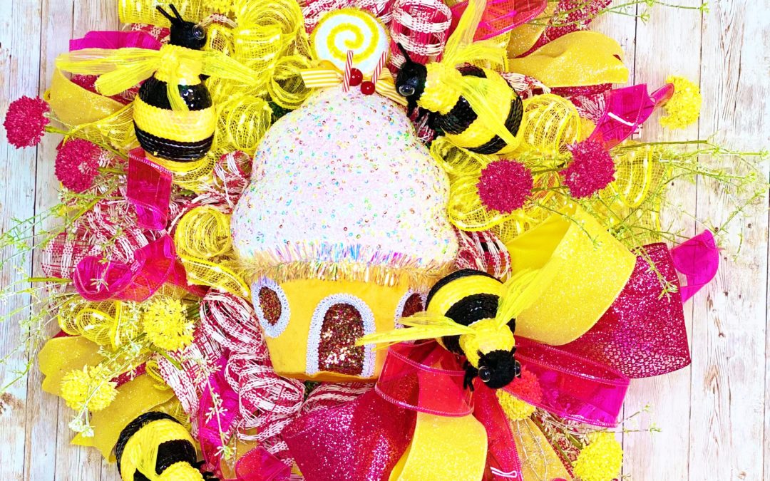 3.31.21 Sweet As Can BEE Mesh Wreath – Fancy (REPLAY)