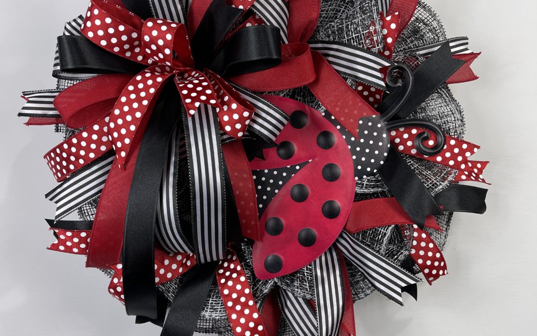 Ladybug Wreath Under $25