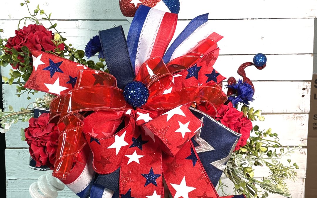 Patriotic Lantern Swag