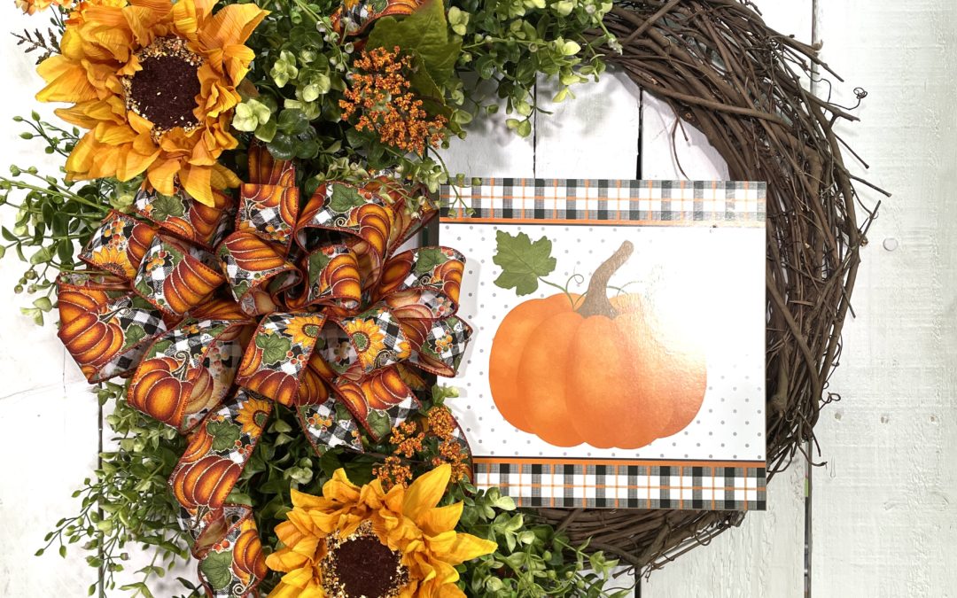 5.28.21 Pumpkin Grapevine with Florals – Tammy (REPLAY)