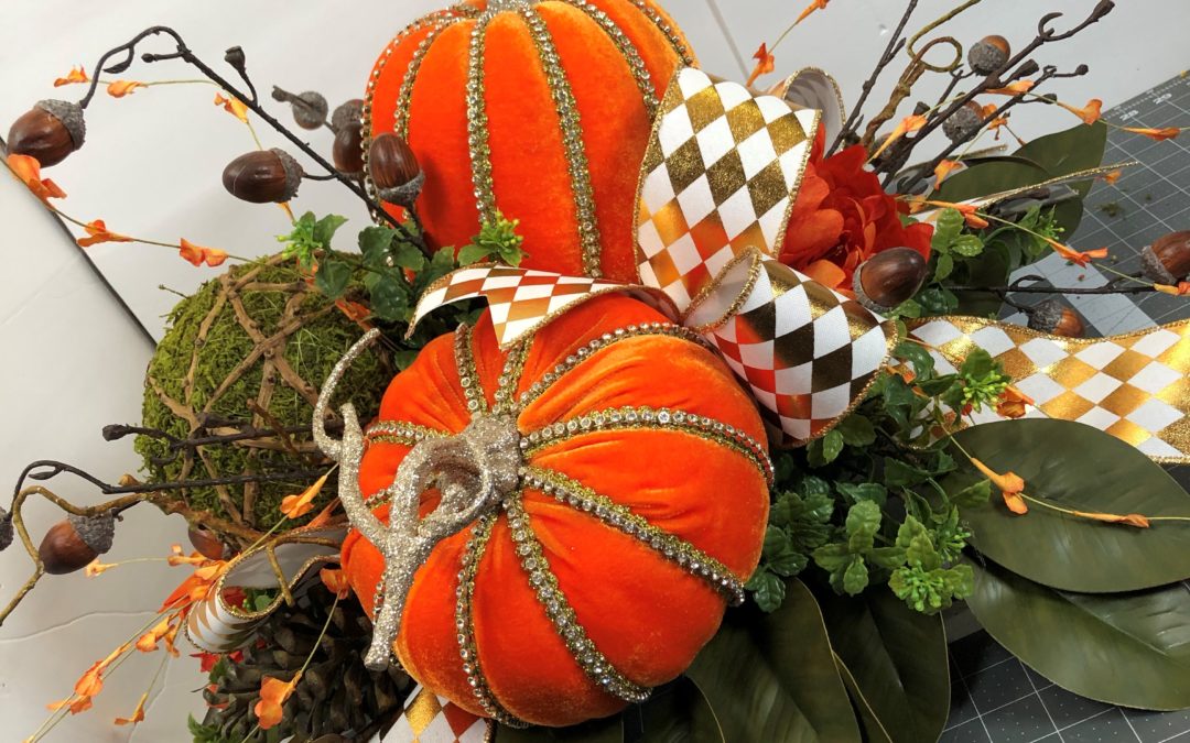 Pumpkin Centerpiece by Jordan