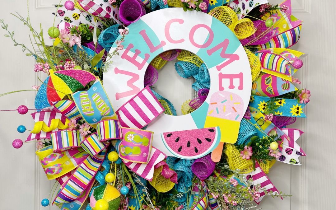 6.10.21 Welcome Summer Wreath – Mellie Mel (REPLAY)