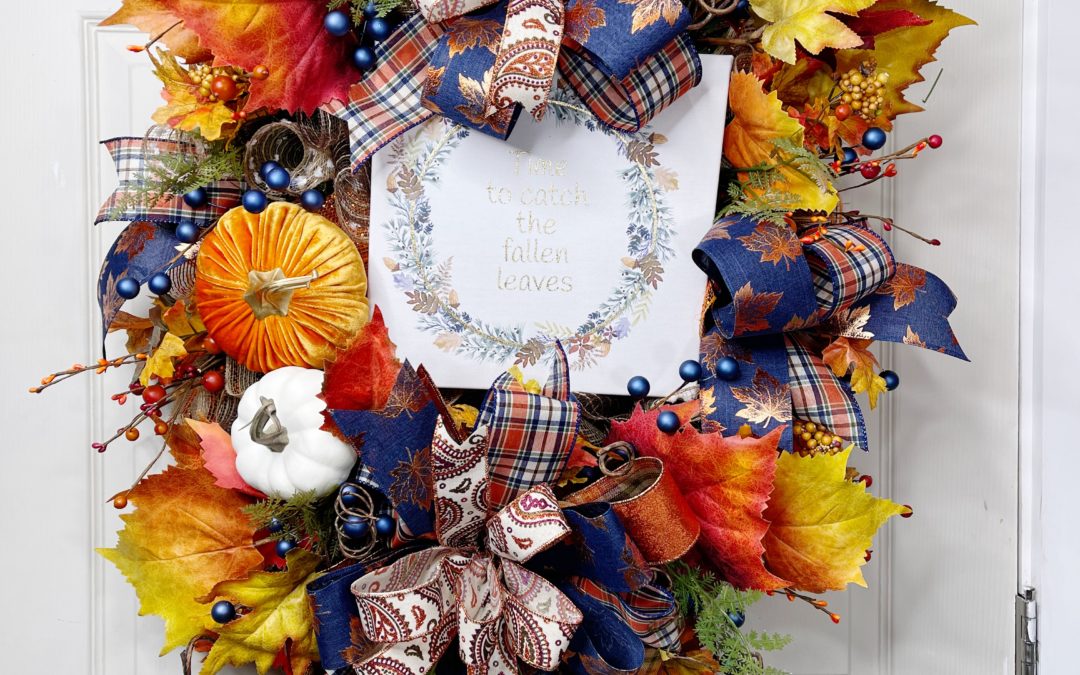 6.17.21 Fall Leaves Wreath – Mellie Mel (REPLAY)