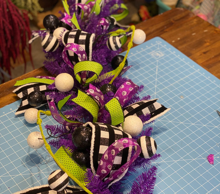 Halloween Ball Garland