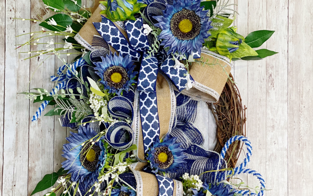 2.24.21 Monochrome Blue Sunflower Grapevine – Fancy (REPLAY)