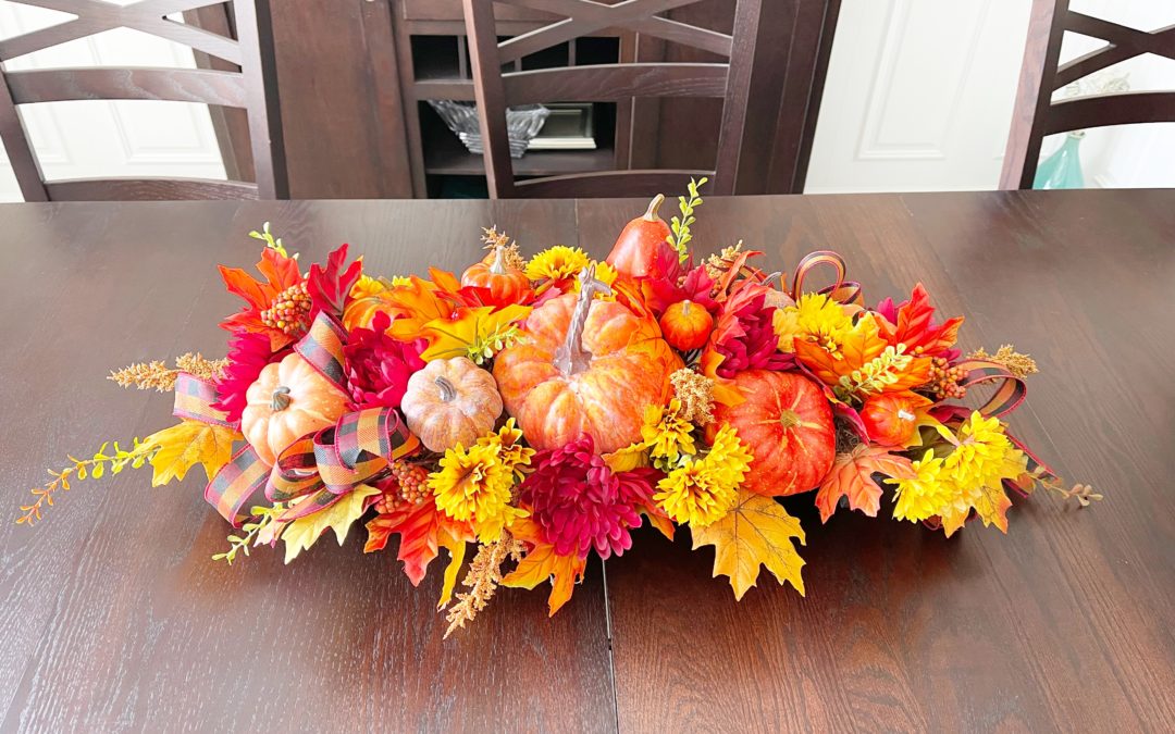 8.12.21 Fall Trough pumpkin table centerpiece – Mellie Mel (REPLAY)