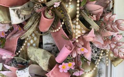 9.20.21 Blush and Champagne Christmas Wreath Coach Jordan (REPLAY)
