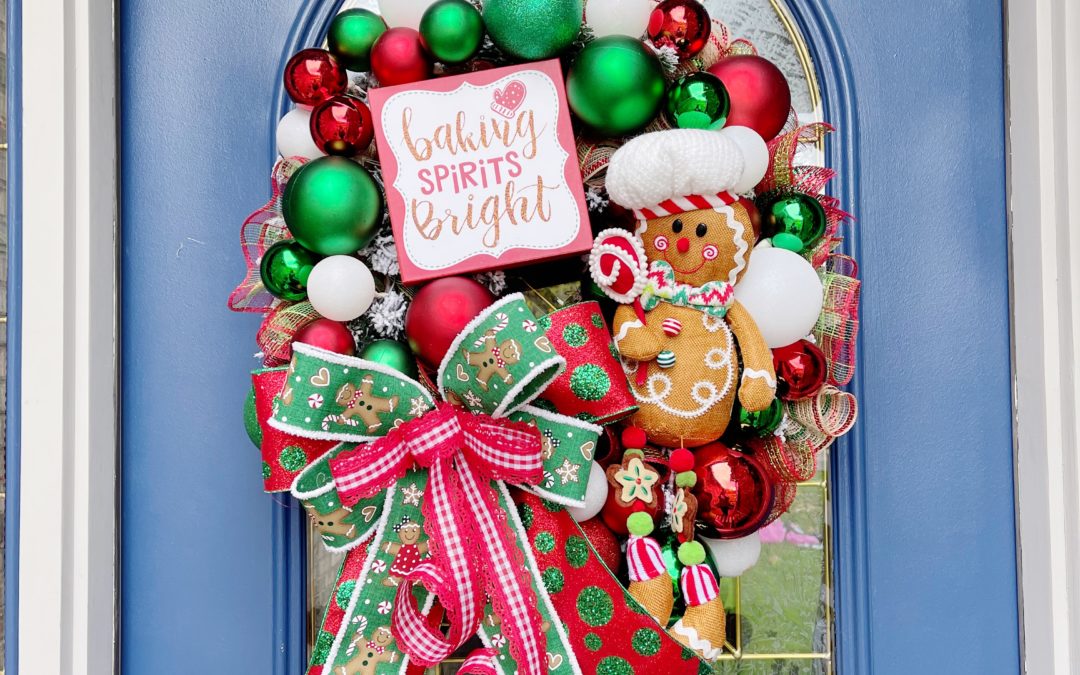 10.7.21 Gingerbread with sign on evergreen – Mellie Mel – REPLAY