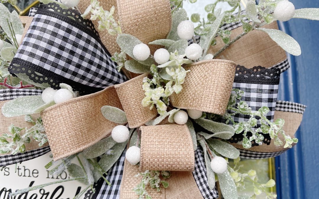 10.14.21 Winter wooden basket buffalo plaid – Mellie Mel – REPLAY