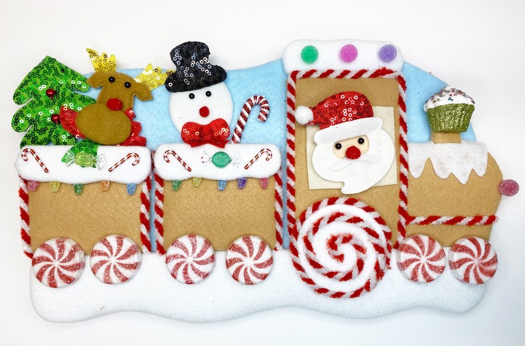 Christmas Train Wreath Attachment