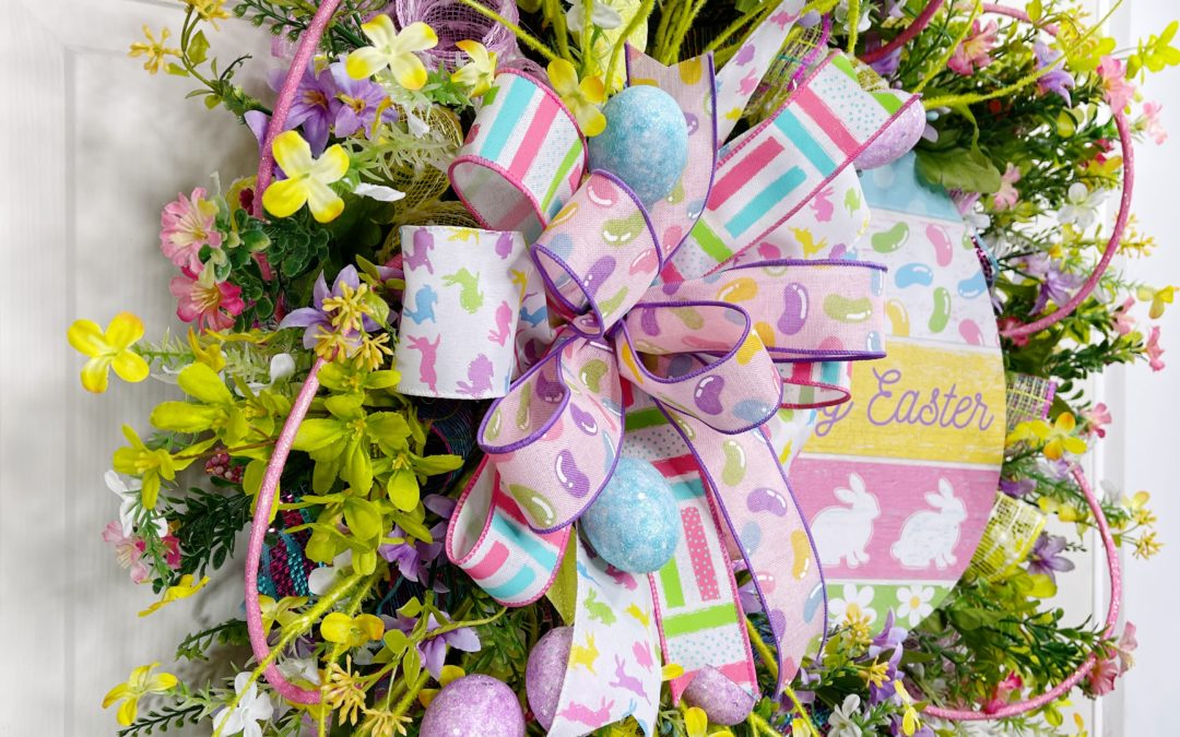 1.13.22 Easter mesh floral with glamour rope – Mellie Mel – REPLAY
