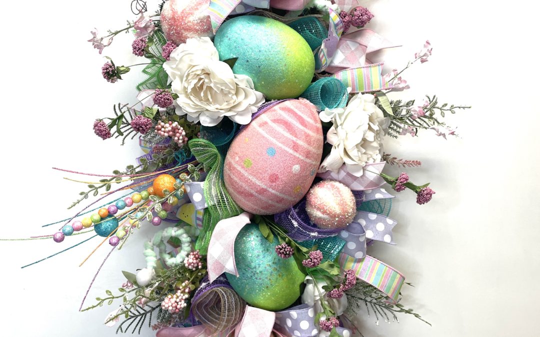 Easter Swag with Florals- Tammy – REPLAY