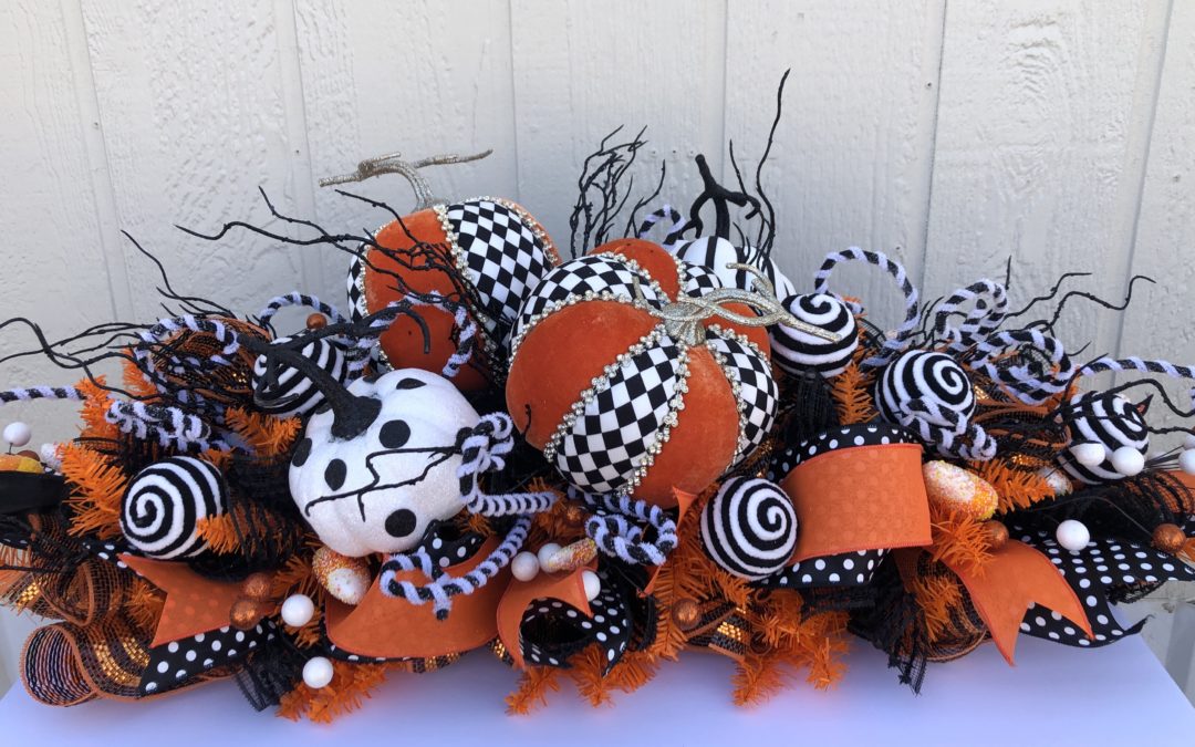 Halloween Pumpkin Centerpiece – Coach Jordan