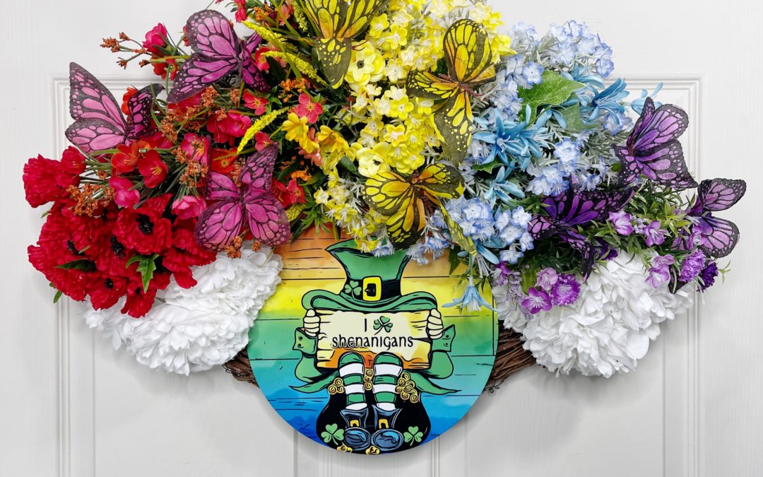 Rainbow floral grapevine – Mellie Mel – REPLAY