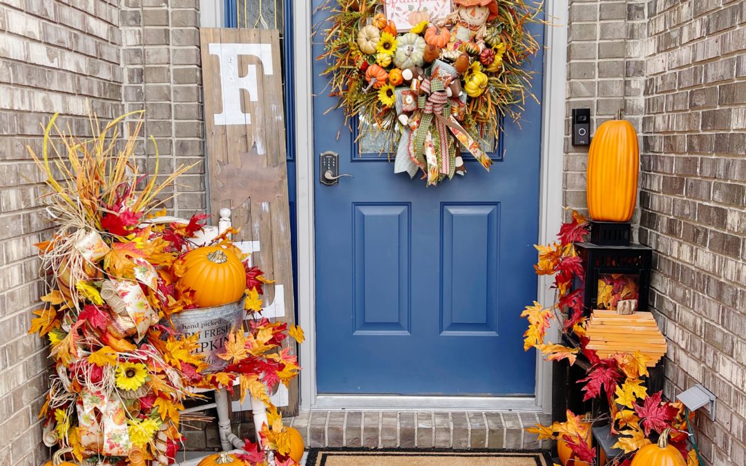 Fall Porch Scape – Coach Mel