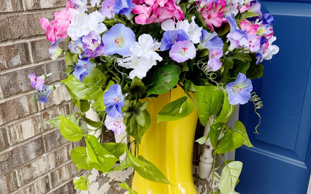 Spring Boot outdoor arrangement – Coach Mel – REPLAY