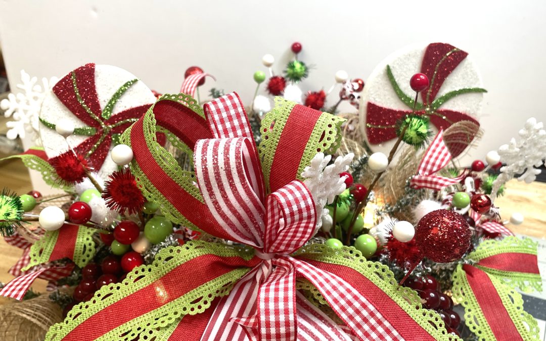 Christmas Candle Base Wreath – Tammy