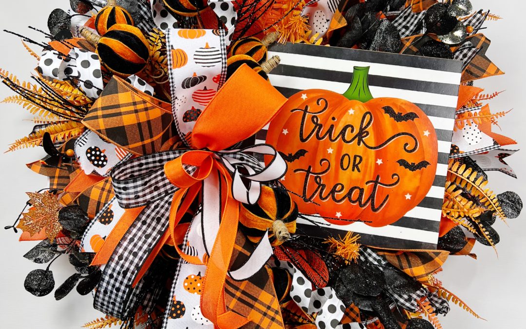 5.19.22 XL Halloween Wreath – Mellie Mel – REPLAY