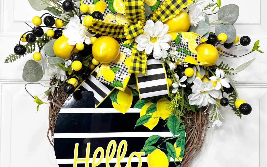 Black and Yellow Lemon Grapevine – Mellie Mel – REPLAY
