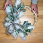 Boho willow wreath