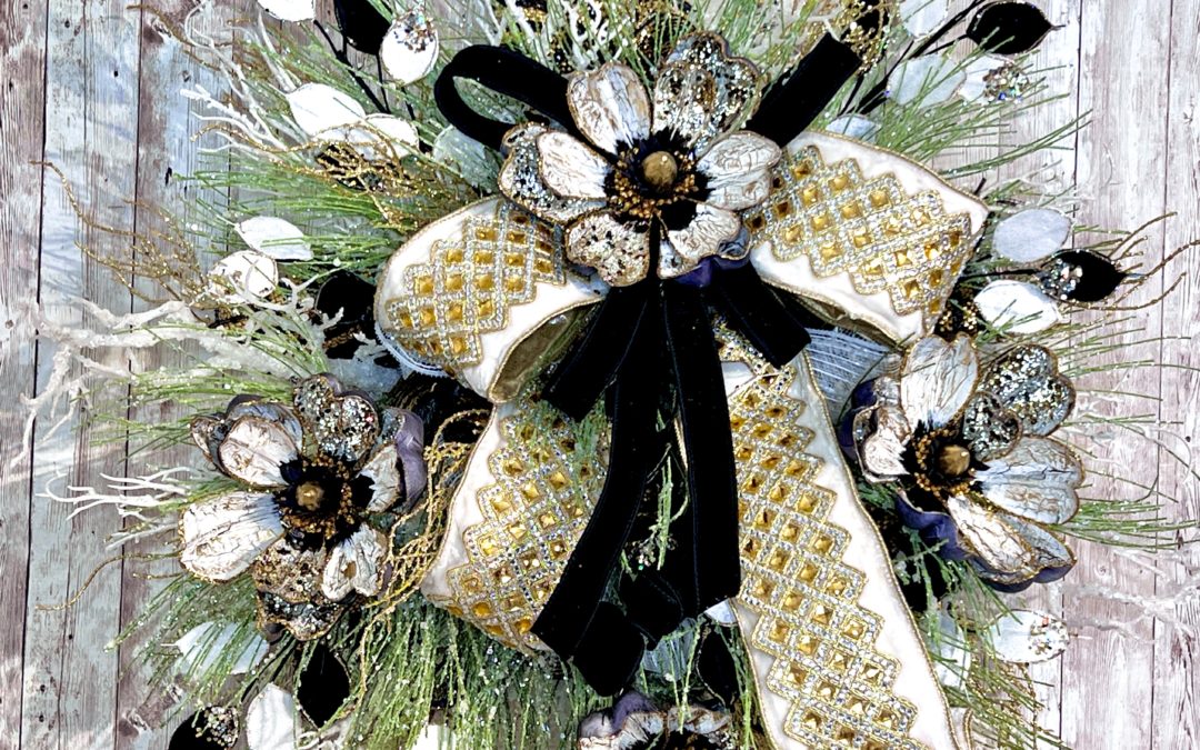 Premade Poinsettia Makeover ~ Fancy – REPLAY