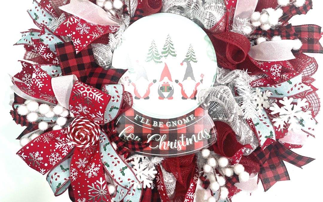 Gnome Mesh Wreath-Back to Basics-Tammy – REPLAY