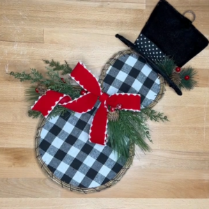 snowman door hanger