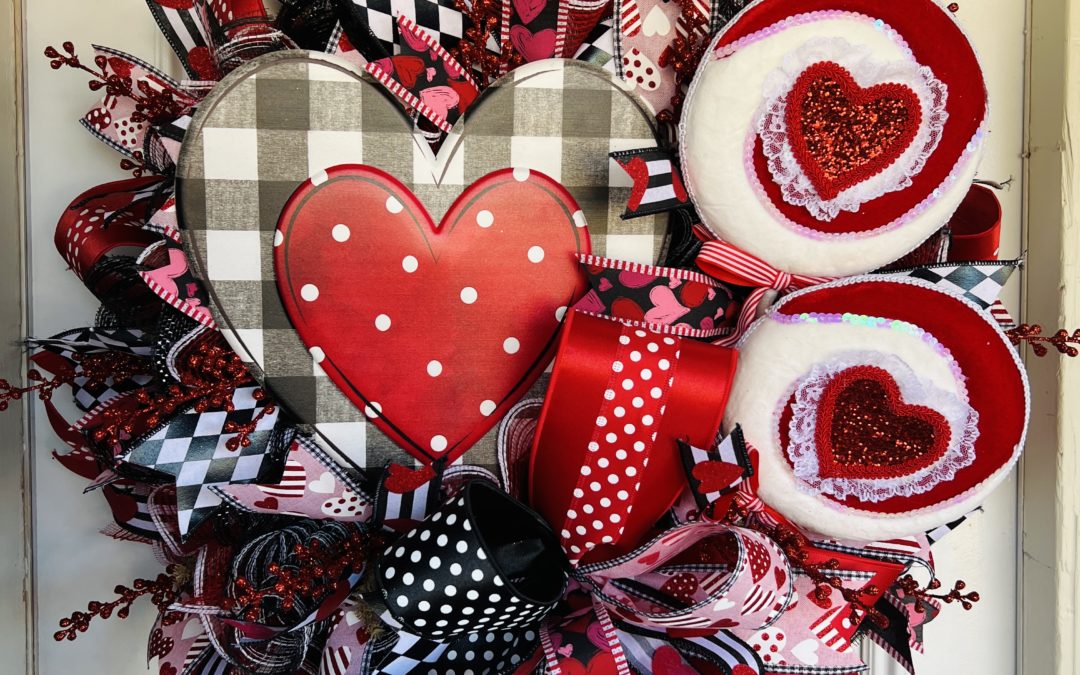 Recycled Valentines Wreath – Coach Jordan – REPLAY