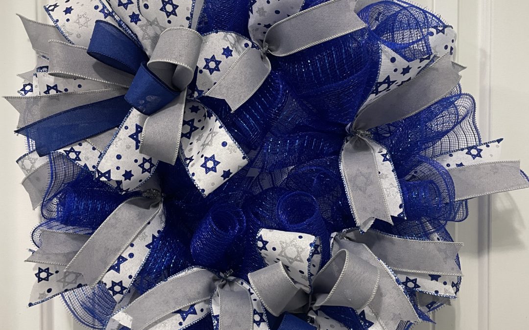 Hannukah Ribbon Wreath- Coach Tammy – Replay