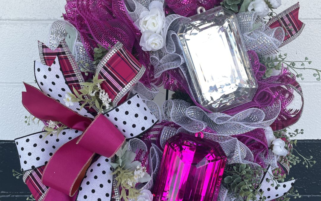 Pink glam wreath-Tammy – REPLAY