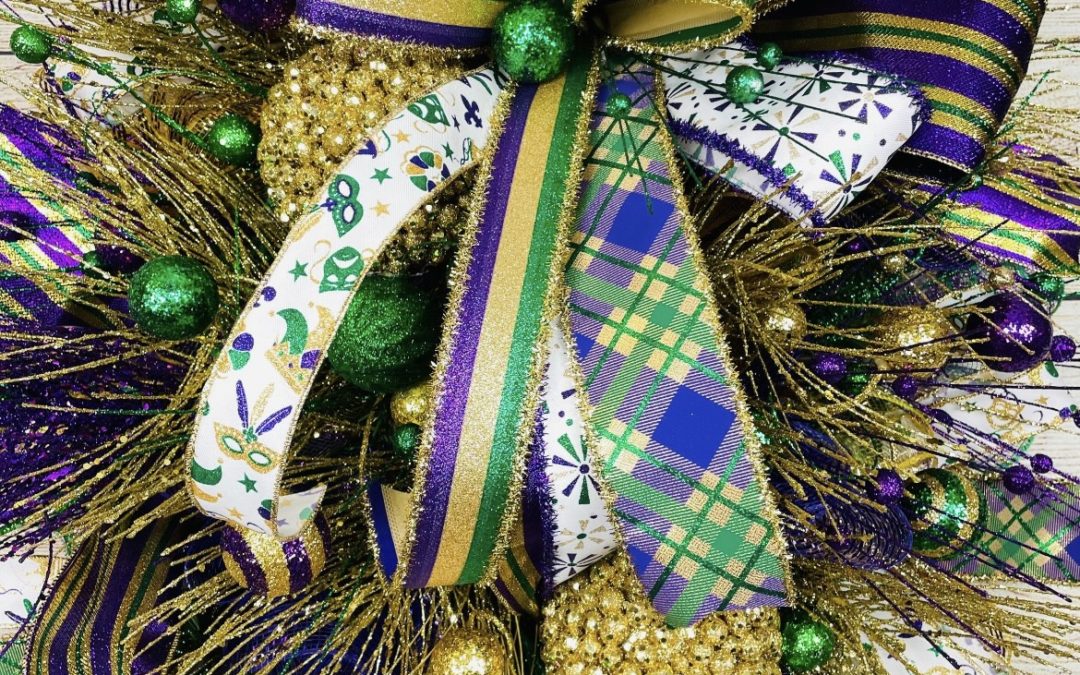 Mardi Gras Wreath – Coach Meghan – REPLAY