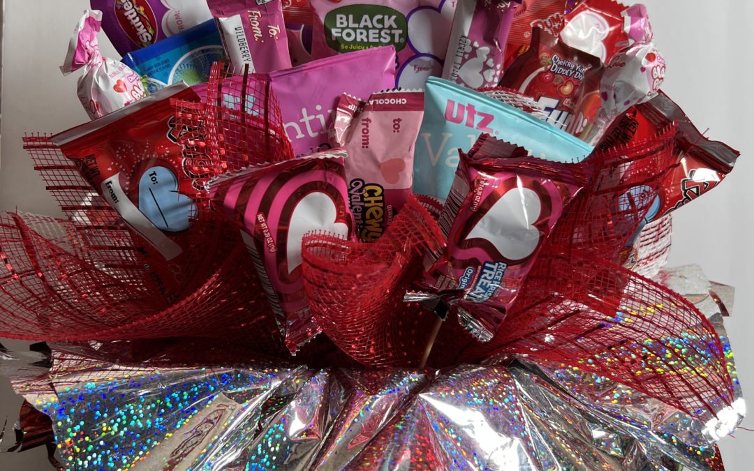 Valentine’s Day Candy Arrangement- Coach Jordan – REPLAY