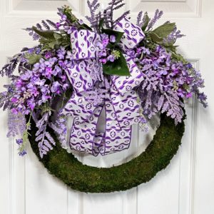 Lavender Moss Wreath