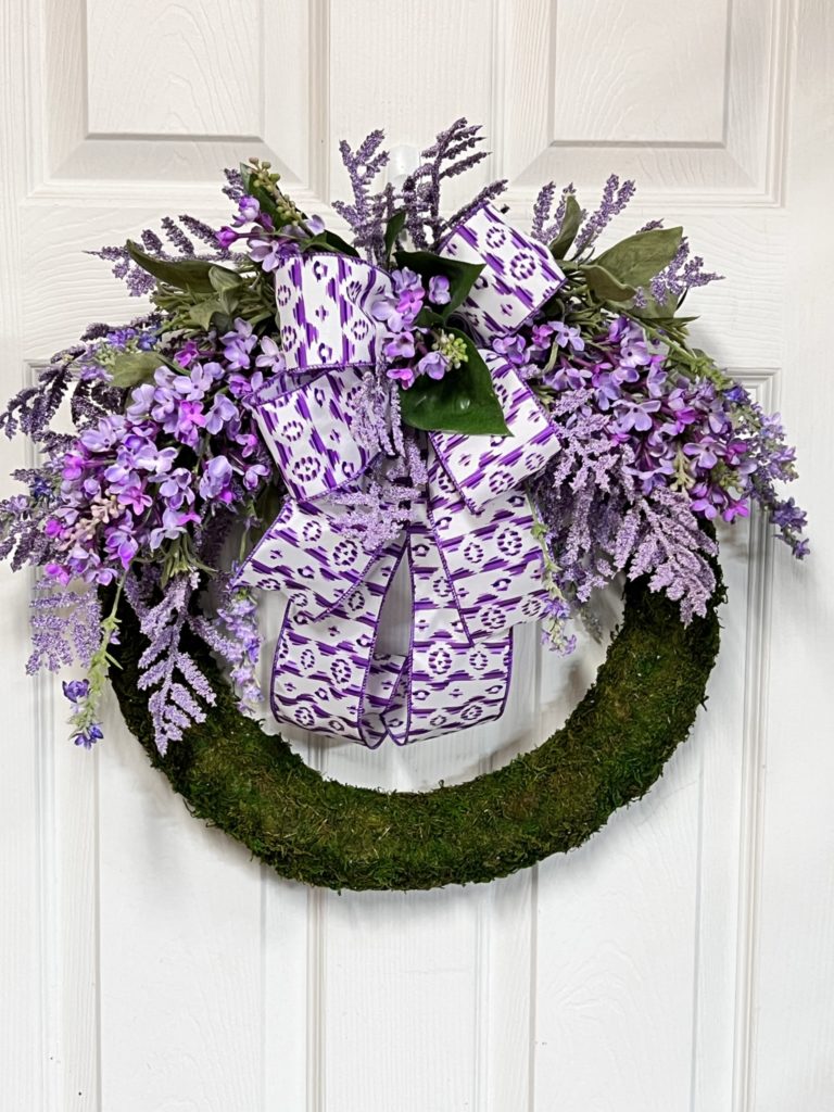 Lavender Moss Wreath