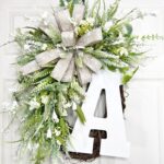 Monogram grapevine wreath