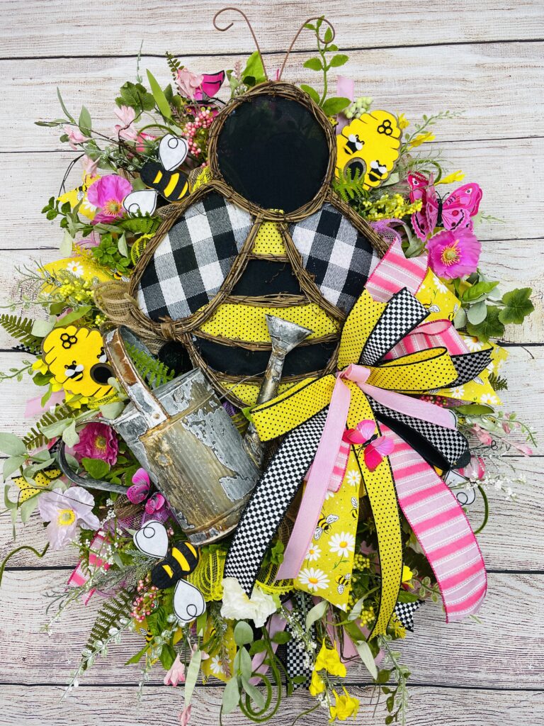 Meghan's Bee Wreath 1